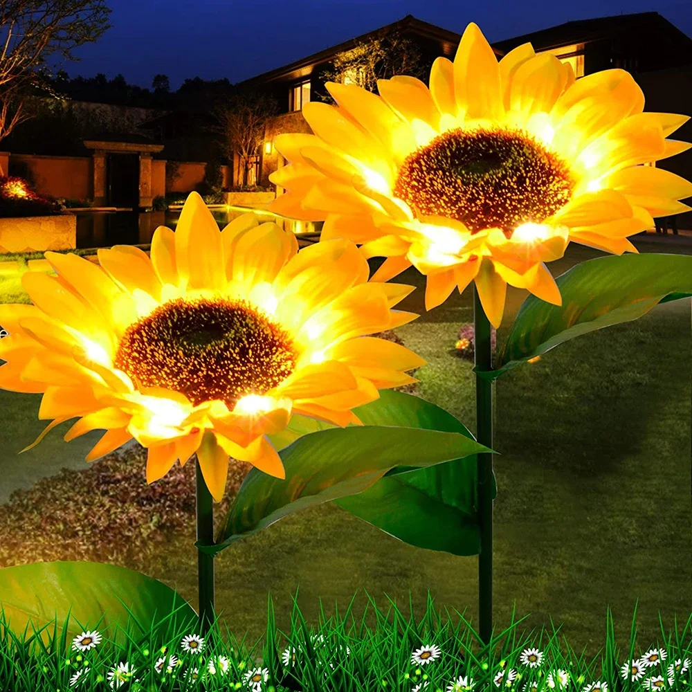 Smart Garden Led Lights - Имитация уличных солнечных подсолнухов Smart Sense,