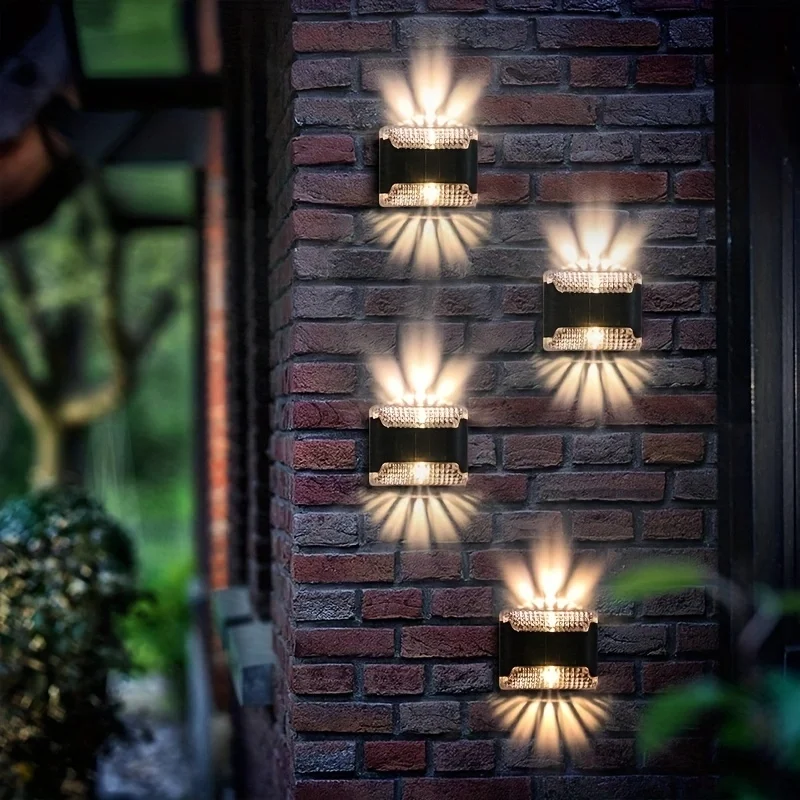 Smart Garden Led Lights - Набор из 4 солнечных настенных светильников: