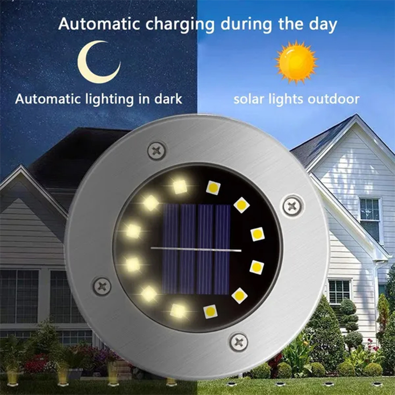 Солнечные встраиваемые в грунт – обзор и цена Smart Garden Solar Lights