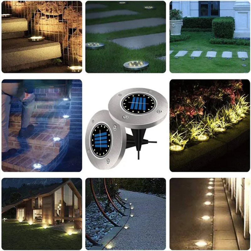 Солнечные встраиваемые в грунт – обзор и цена Smart Garden Solar Lights
