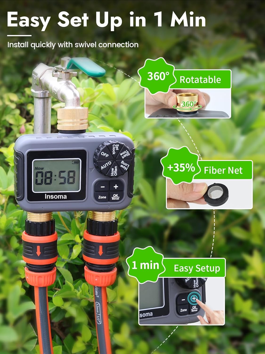 Insoma умная система полива дл – обзор и цена Smart Garden Refill