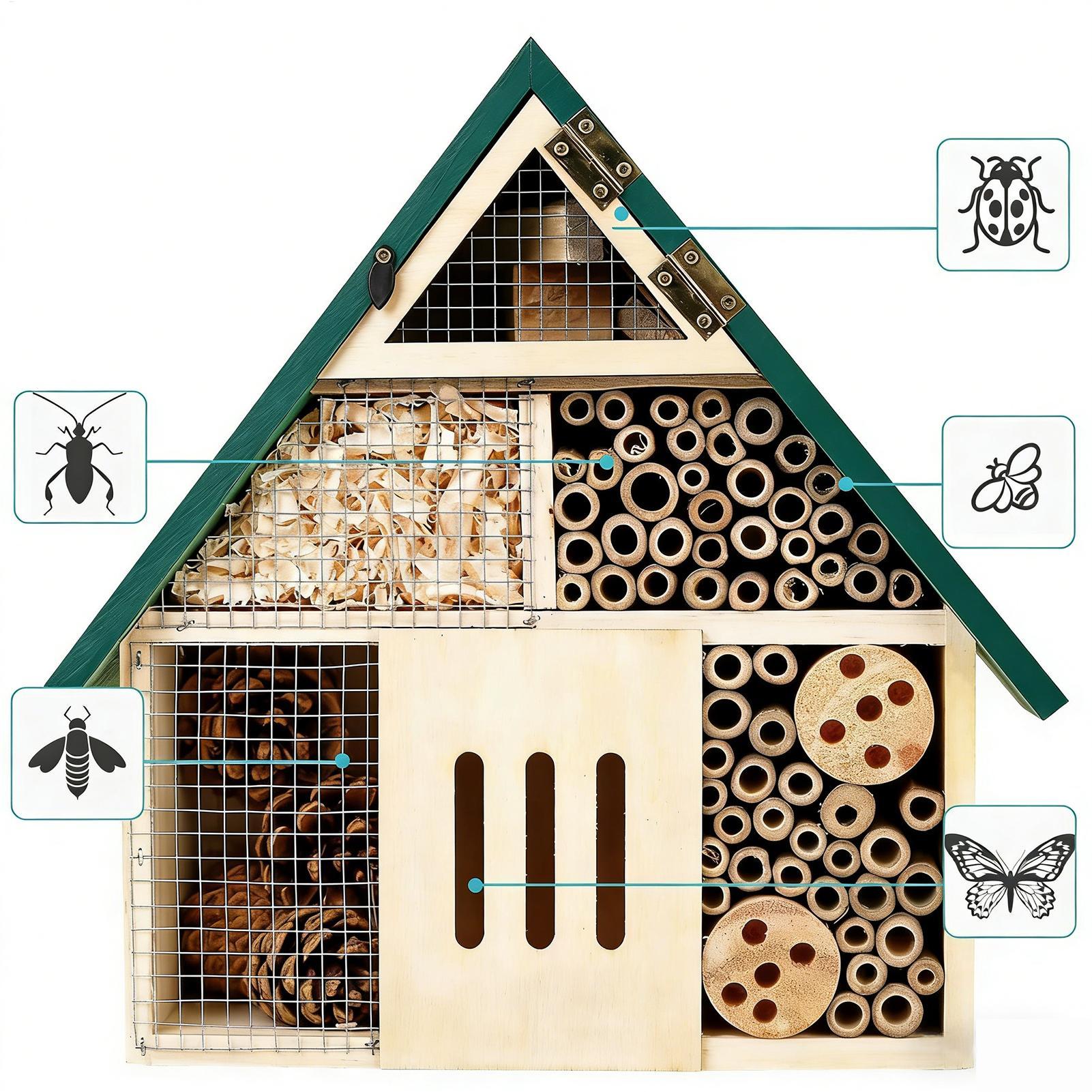 Деревянный устойчивый к непого – обзор и цена Insect Hotel Wood