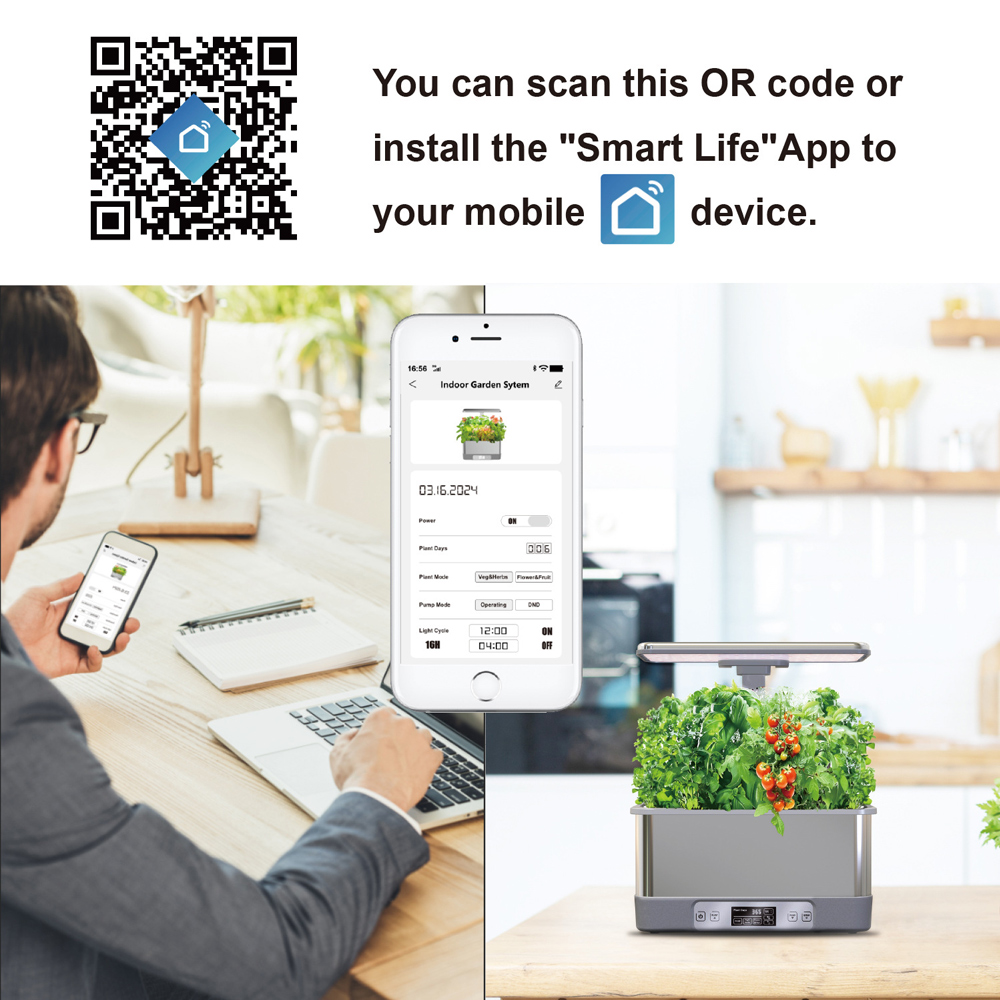 Tuya Wi-Fi система выращивания – обзор и цена Smart Garden Led Lights