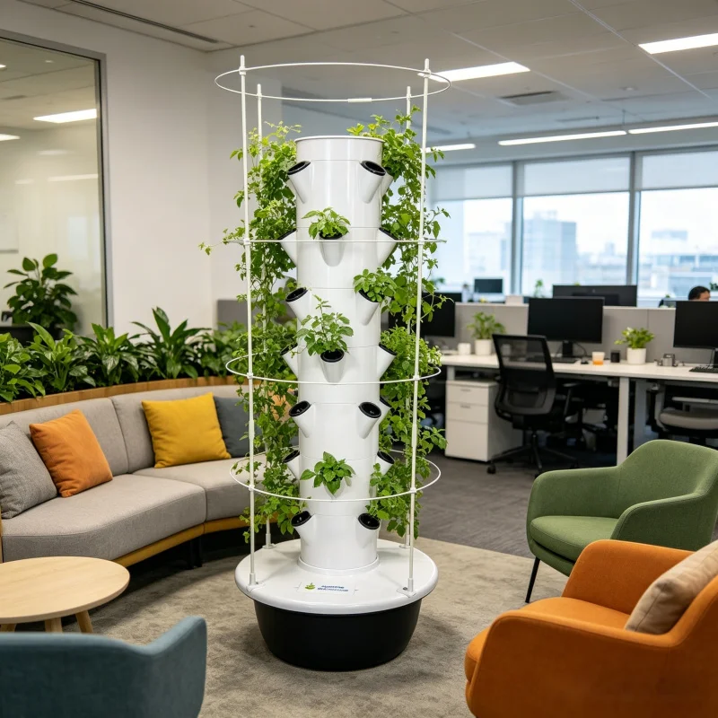 9-уровневая гидропонная башня- – обзор и цена Smart Garden Trellis