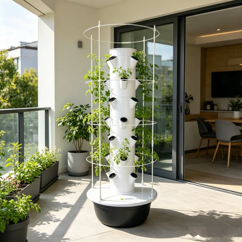 9-уровневая гидропонная башня  – обзор и цена Smart Garden Trellis