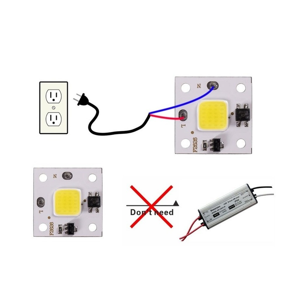 Модуль COB 10 Вт, 220 В светод – обзор и цена Smart Garden Led Lights