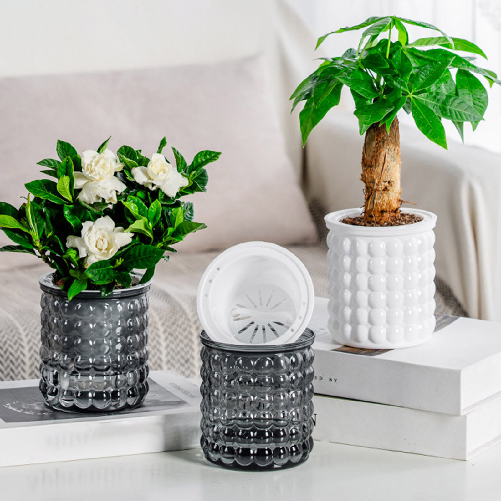 Новый самополивный горшок для  – обзор и цена Hydroponic Grow Pod