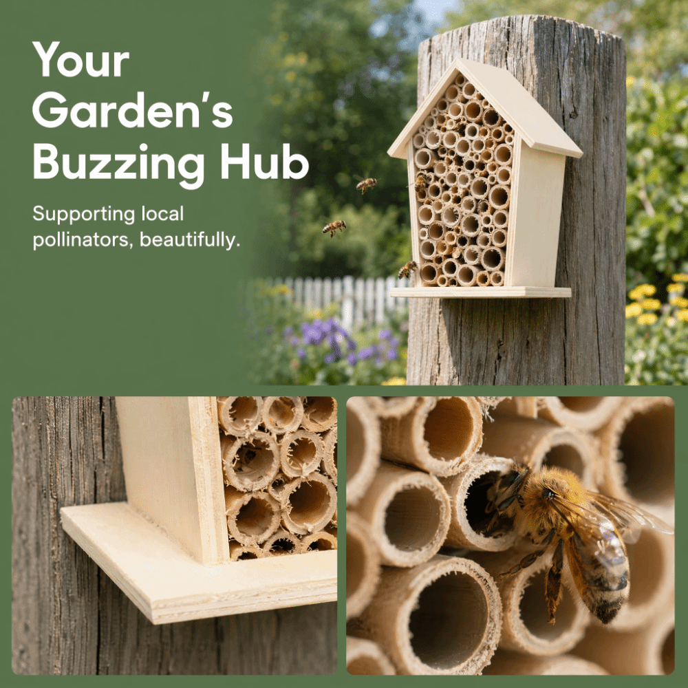2 шт. Прекрасный подарок: дере – обзор и цена Insect Hotel Wood