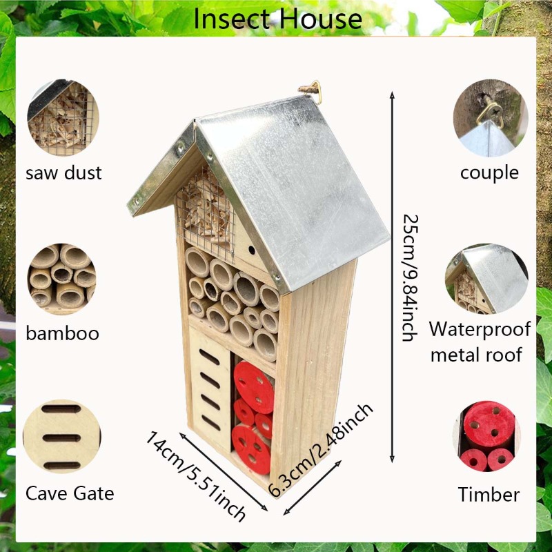 Дом от насекомых, деревянное о – обзор и цена Insect Hotel Wood